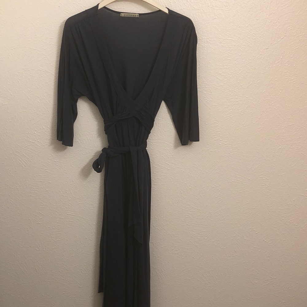 Blue lightweight bohemian summer dress